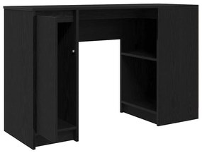fekete tölgy forgácslap íróasztal 120x42x76 cm