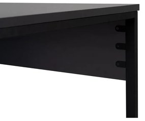 Íróasztal Twin Study Desk - Antracit, Fekete
