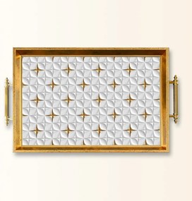 Üveg tálca, 38×24 cm – TPEA9805