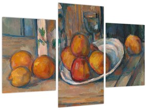 Kép - Paul Cézanne, Still Life with Milk Jug and Fruit, reprodukciók (90x60 cm)