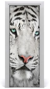 Ajtómatrica fehér tigris 95x205 cm