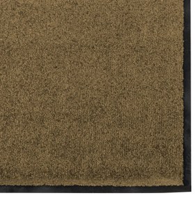 Mosókonyhai lábtörlő - Mosógépben mosható - Barna - 120x250 cm