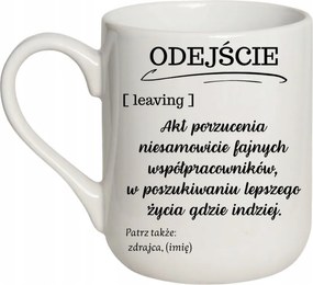 Bögre Távozás a munkából Búcsúajándék a munkából 330 coffee fehér