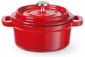 Indukciós tűzhelyhez alkalmas öntöttvas edény fedővel 270 ml – Hendi