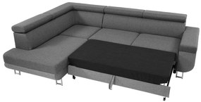 Sarok ülőgarnitúra állítható fejtámlával Jelara (J) (öko-bőr soft 017 + lux 05). 1051142