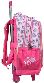 Barbie Summer gurulós iskolatáska, táska 46 cm