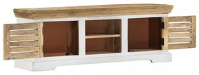 tömör mangófa TV-szekrény 110 x 30 x 40 cm