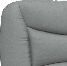 világosszürke szövet fejtámla párna Hvar 152 cm