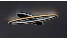 Rabalux 71313-LED Dimmelhető mennyezeti lámpatest TANELI 70W/230V 3000/4000/6000K fekete+távirányító