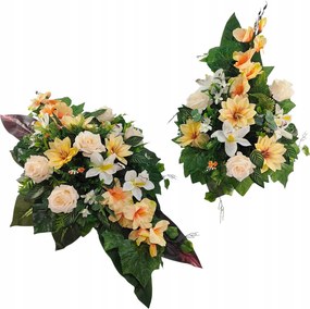 Sírdísz szett 75009069 temetői nád+csokor