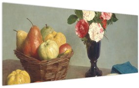 Kép - Henri Fantin-Latour, Still  Life, reprodukciók (120x50 cm)