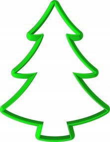 Karácsonyi Mézeskalács Forma Karácsonyi Nagy XL Karácsonyfa 10cm