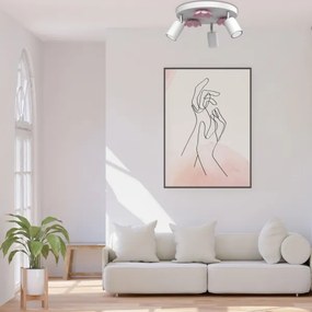 Spotlámpa FLOWER 3xGU10/8W/230V fehér