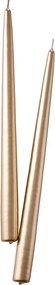 TWIN FLAME gyertya 31cm 2 db , arany