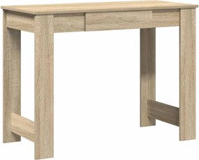 vidaXL sonoma tölgy színű szerelt fa íróasztal 100x45x75 cm