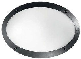 Ideal Lux - Kültéri fali lámpa MADDI 1xE27/23W/230V IP66 fekete