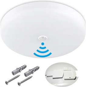Fürdőszobai Plafon Led Mozgásérzékelővel 15W IP44