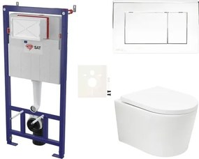 Fali wc szett SAT BREVIS könnyűszerkezetes falakba / falsík előtti SIKOSSBRTOR21K