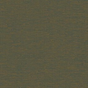 Decoprint Imani Belize arany-zöld fémhatású szövet hatású vlies tapéta – IM28053