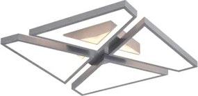 Searchlight 36520SI - LED dimmelhető mennyezeti lámpatest QUATRO LED/29W/230V 40x40 cm