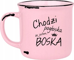 Bögre Rózsaszín Retro Ajándék Vicces Anyák Napja Isteni Vagyok