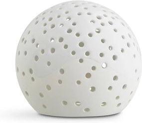 Nobili fehér csontporcelán karácsonyi gyertyatartó, ⌀ 14 cm - Kähler Design