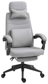 Fejtámlás irodai forgószék - több színben-világos szürke