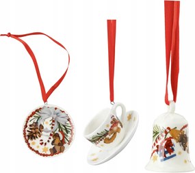 3 db-os Christmas Rosenthal szett Hutschenreuther