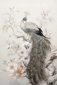 Poszter 61x90,5cm Páva Grácia