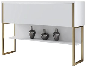 Komód Luxe - Gold, White