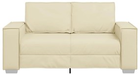 Kétszemélyes kanapé Krém 120 cm Műbőr