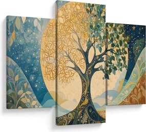 Kép – Életfa a holdban (90x60 cm)