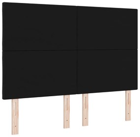 Fekete fejtámla gyémántblokkok dizájnnal 160 cm szövet