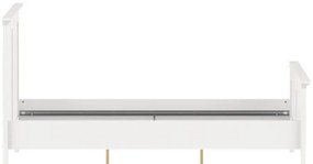 Fehér franciaágy 160x200 cm Paris – Tvilum