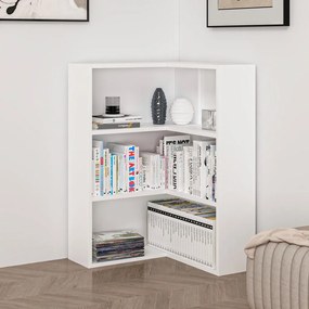 Adel könyvespolc, fehér, 60×60 cm – TR506MNR1538
