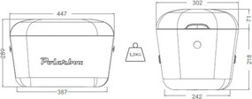 Világoszöld hűtődoboz 20 l Pop – Polarbox