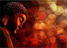 Kép - Buddha piros tónusokkal (70x50 cm)