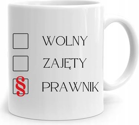 Ügyvéd Bögre Ügyvéd Szabad Elfoglalt Ügyvéd fényképes nyomtatással