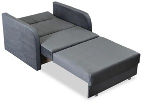 Ágyazható Fotel Szürke Színben. Vero