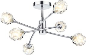 Dar Lighting SEATTLE SEA0646 Plafonlámpa 6x40W/G9 IP20