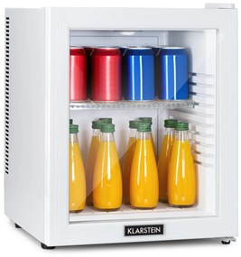 Klarstein Brooklyn 30, mini hűtőszekrény, üvegajtó, LED világítás, polcok