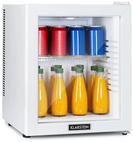 Klarstein Brooklyn 32, mini hűtőszekrény, üvegajtó, LED világítás, polcok