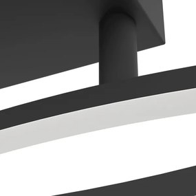 Eglo 901206 - LED Mennyezeti lámpa GRISOLIA LED/12W/230V 4000K fekete