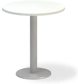 ProOffice tárgyalóasztal, átmérő 70 cm, fehér