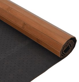 négyszögletű barna bambusz szőnyeg 70 x 200 cm