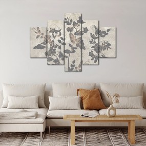 Kép - texturált levelek (150x105 cm)