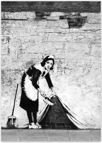 Poszterek 50x70 Banksy Takarítónő Grafiti