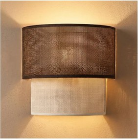 Brilagi - BOHO ECO LED fali lámpa 1xE27/10W/230V barna/krémszínű