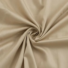 Kvalitex szatén lepedő rugalmas bézs, 90 x 200 cm