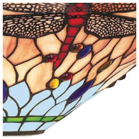 Searchlight 1289-16 - Tiffany DRAGONFLY 3xE14/40W/230V mennyezeti lámpa